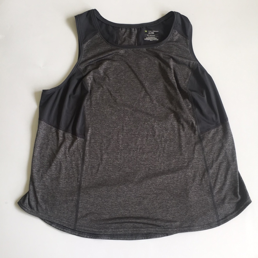 TekGear DryTek Gray Athletic Tank Top NWOT